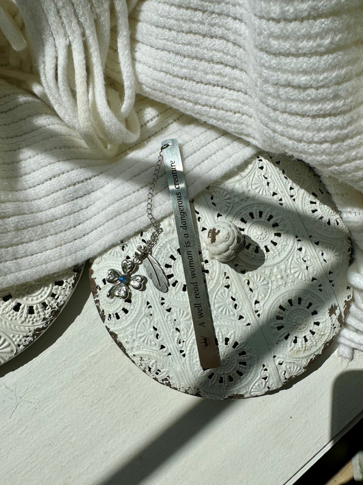 Labradorite Lucky and Dangerous Creature Bookmark