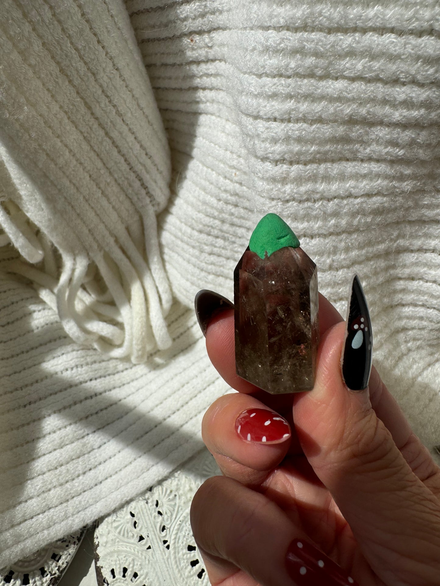 High Quality Smoky Quartz Small Tower