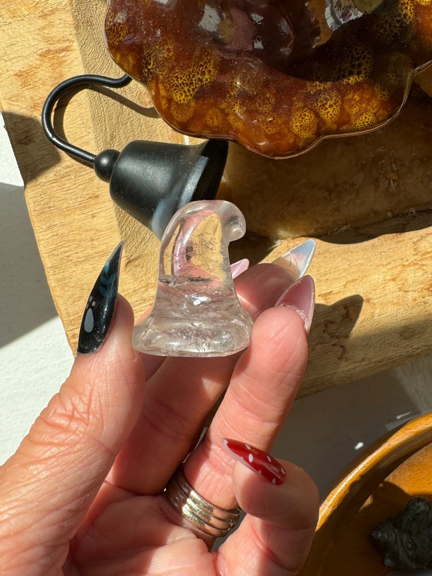Clear Quartz Manifesting Witch Hat