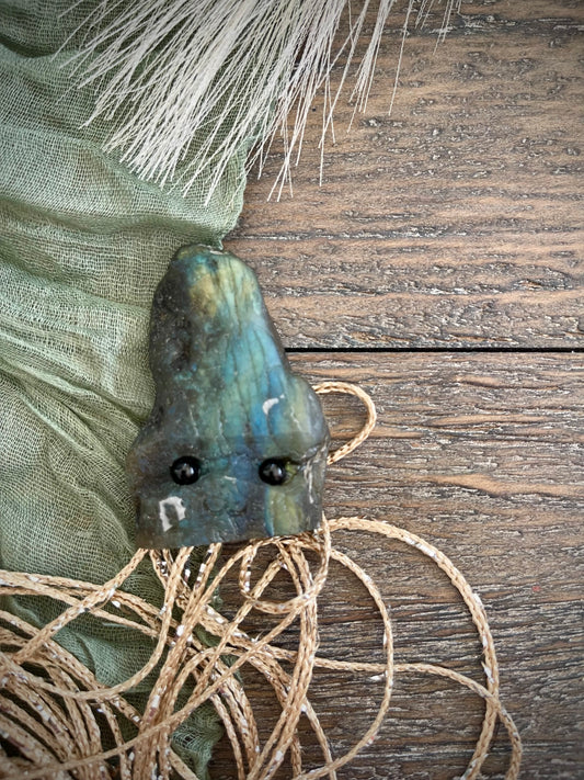 Labradorite Harold Flashy Crystal Creature