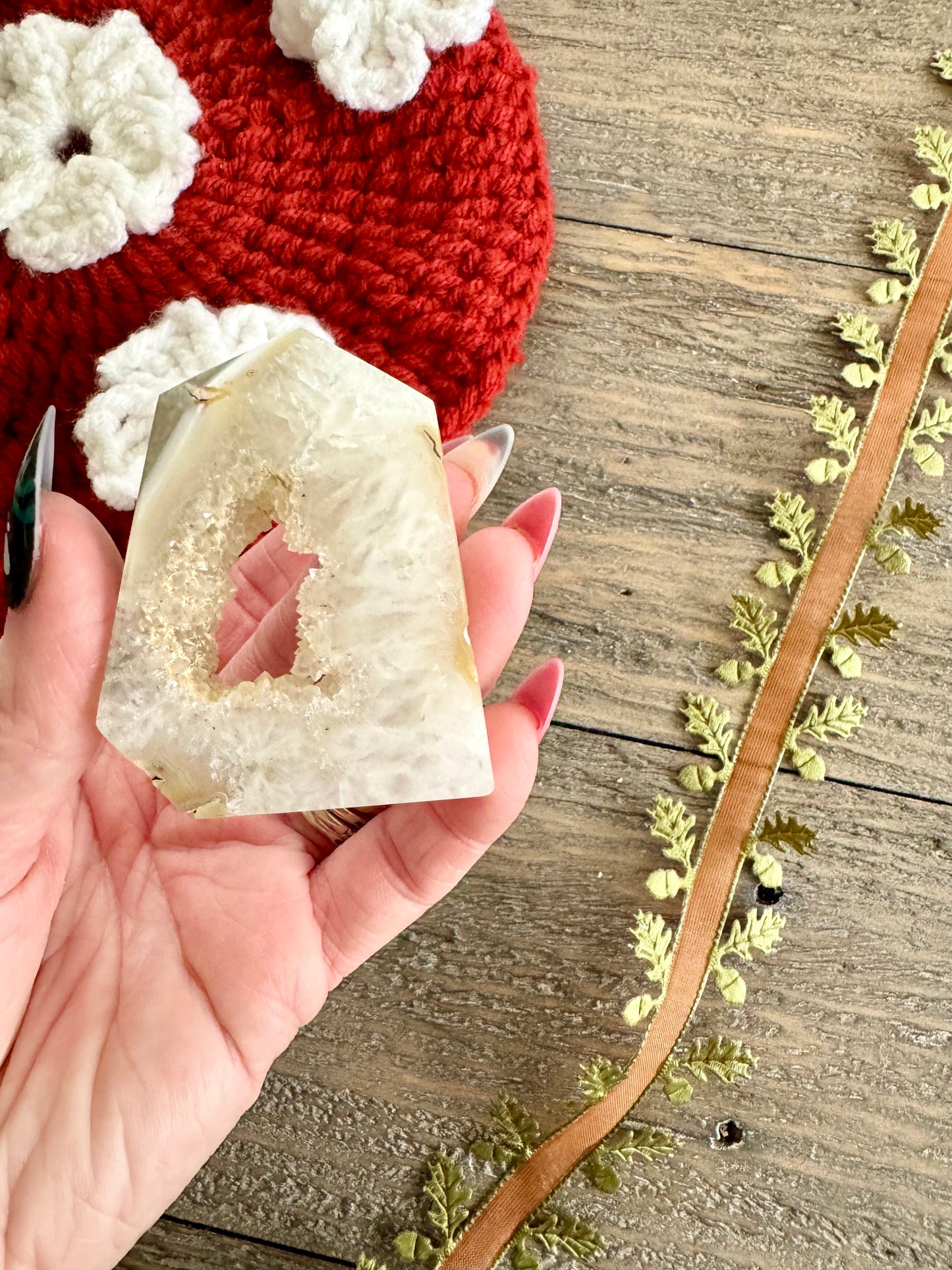 Druzy Agate Fairy Door