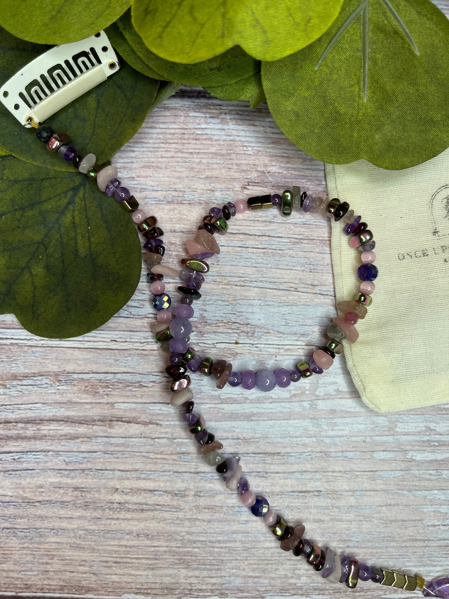 Moonlit Amethyst Enchanted Crystal Hair Extension