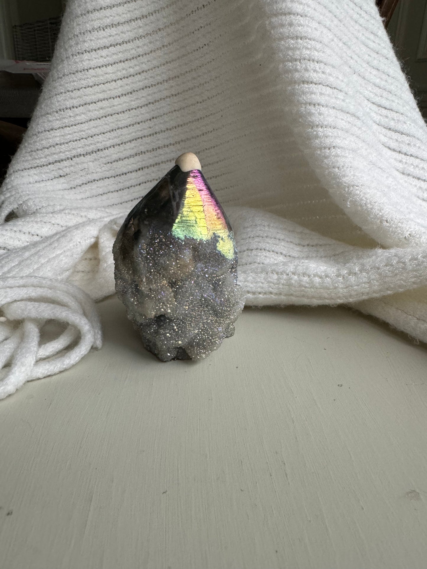 Aura Sphalerite Freeform A- Teardrop Shape