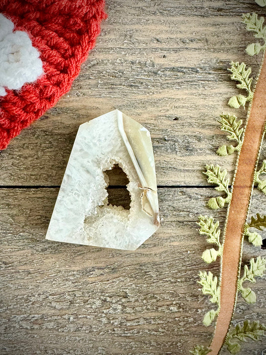Druzy Agate Fairy Door