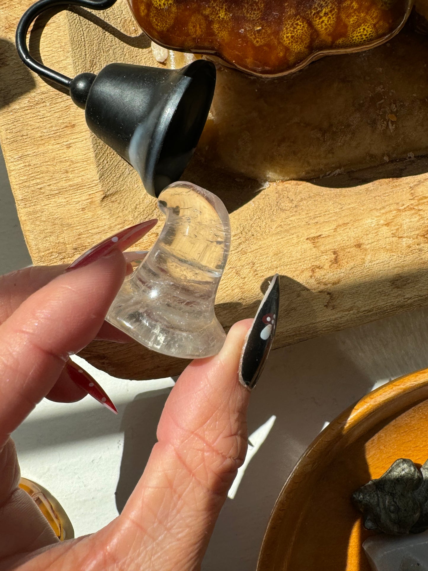 Clear Quartz Manifesting Witch Hat