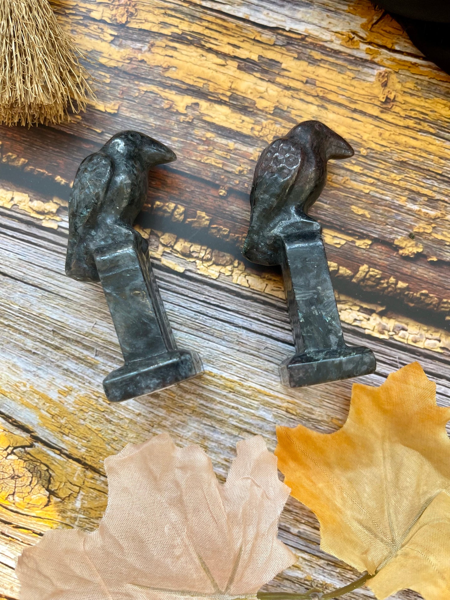 SALE Garnet Grave Raven