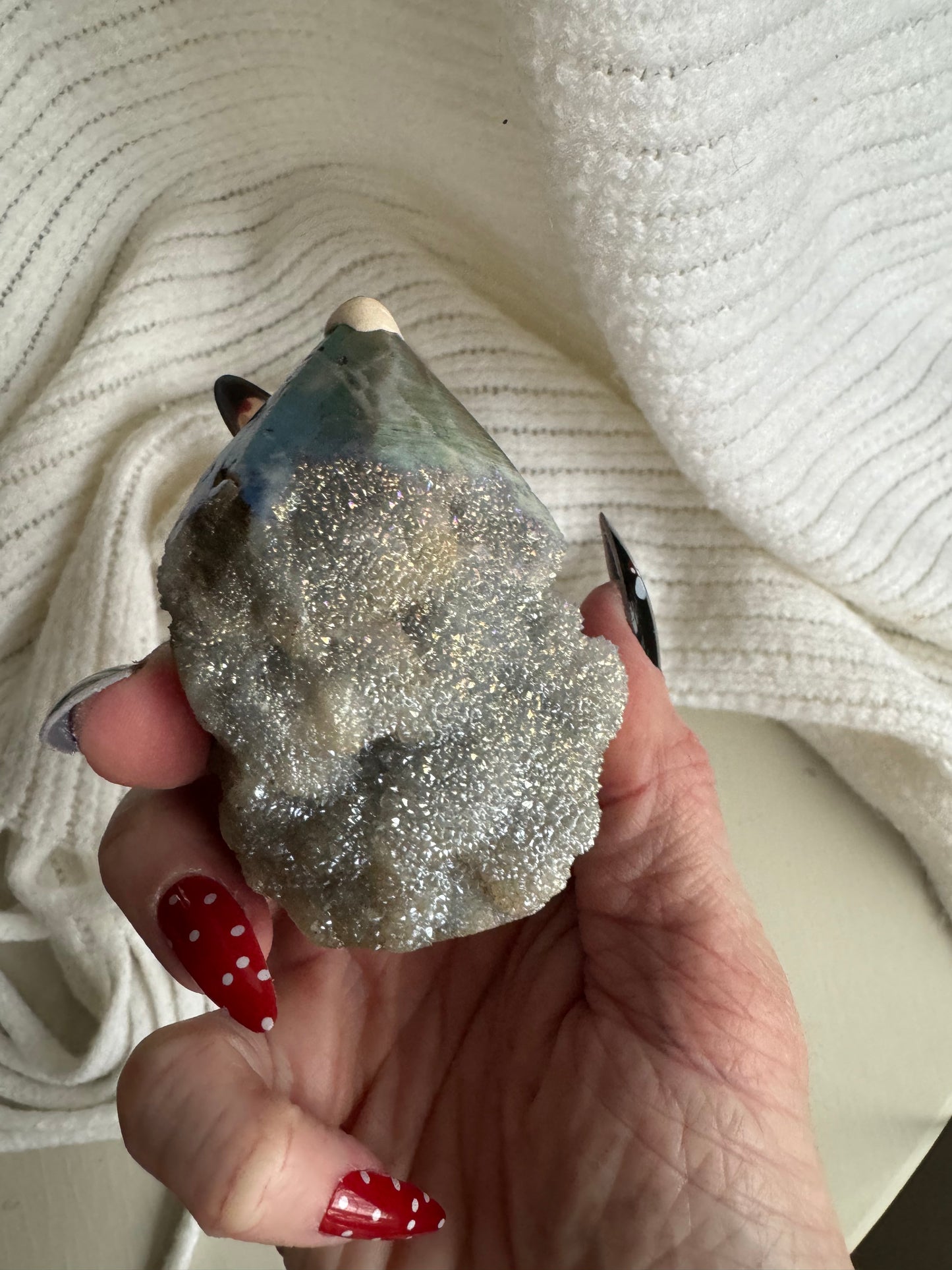 Aura Sphalerite Freeform A- Teardrop Shape