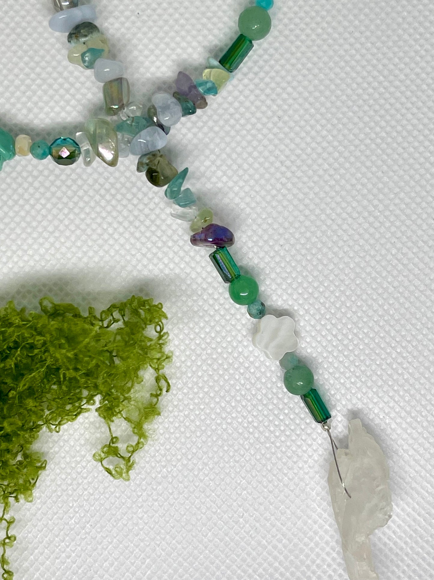 NEW! Seafoam Enchanted Crystal Hair Extension or Crown