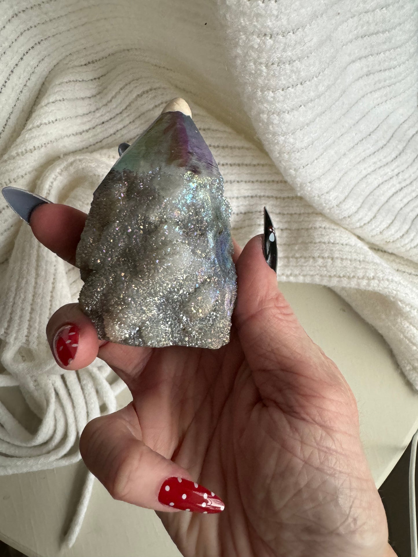 Aura Sphalerite Freeform A- Teardrop Shape