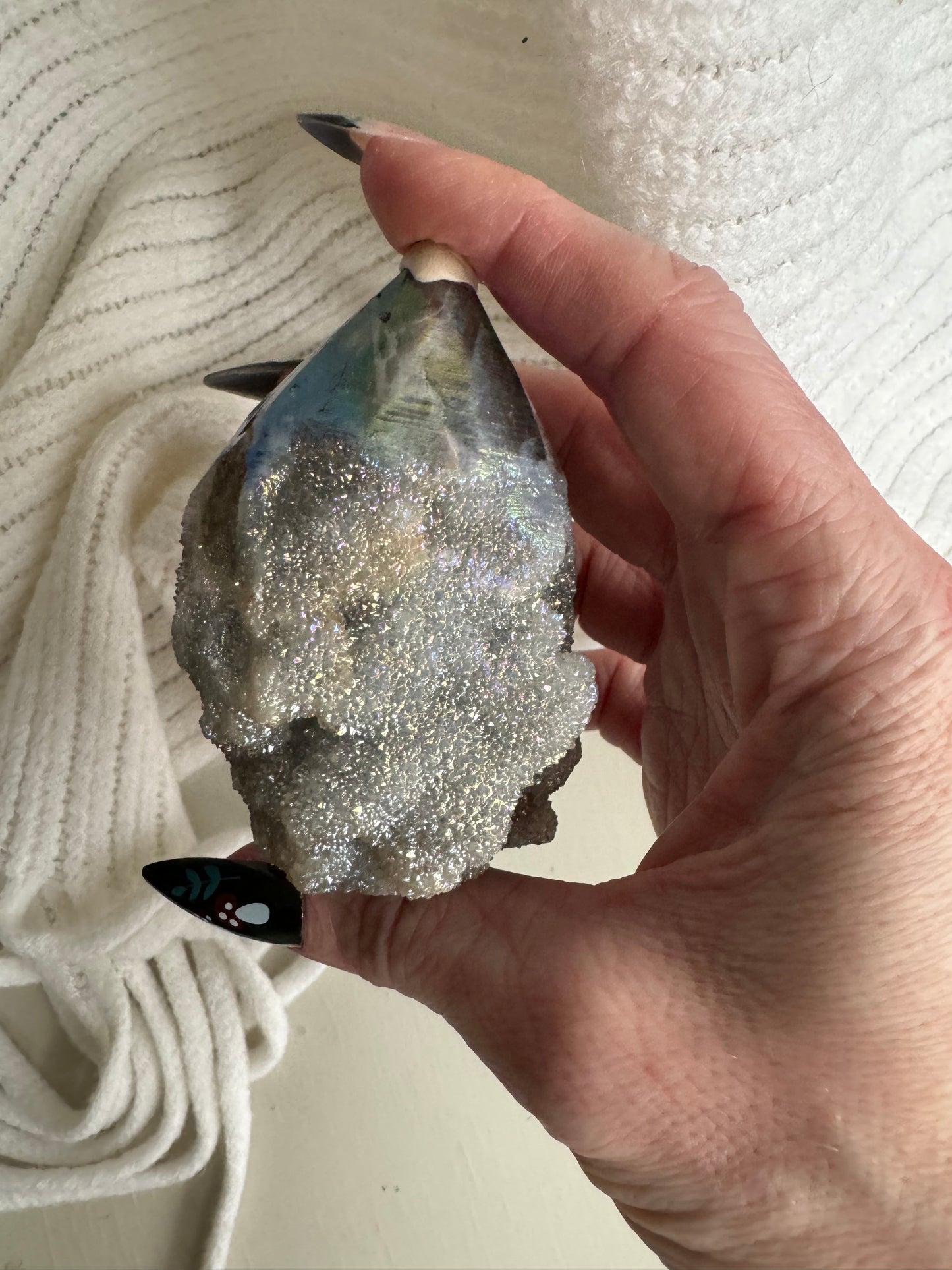 Aura Sphalerite Freeform A- Teardrop Shape