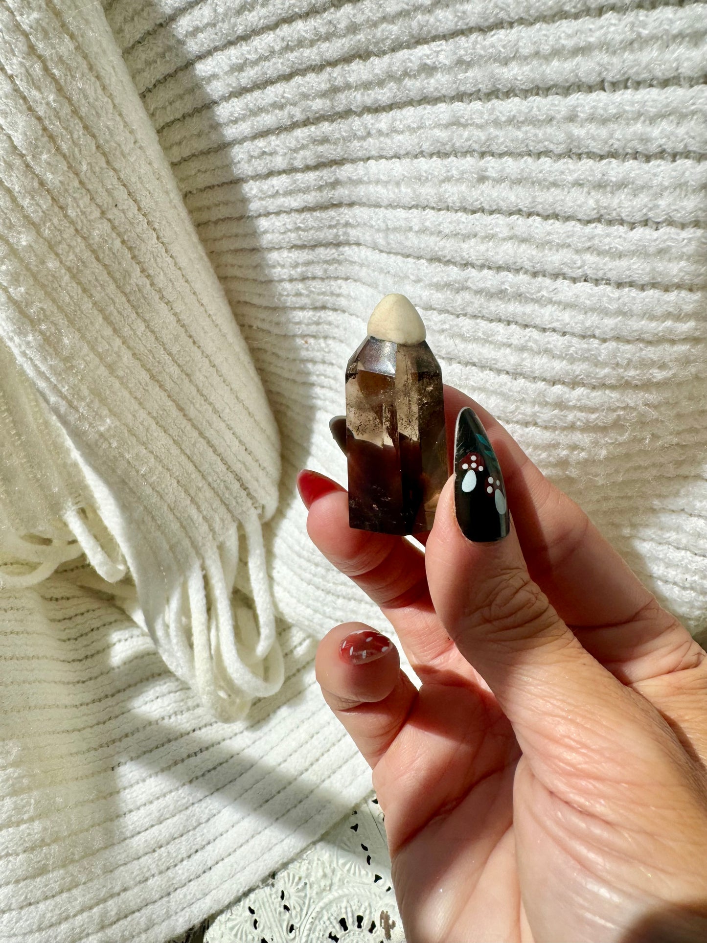 High Quality Smoky Quartz Small Tower