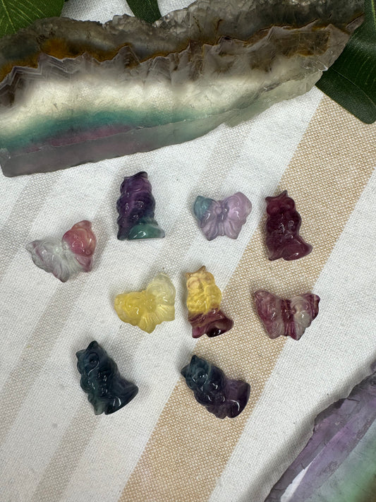 Mini Fluorite Carvings