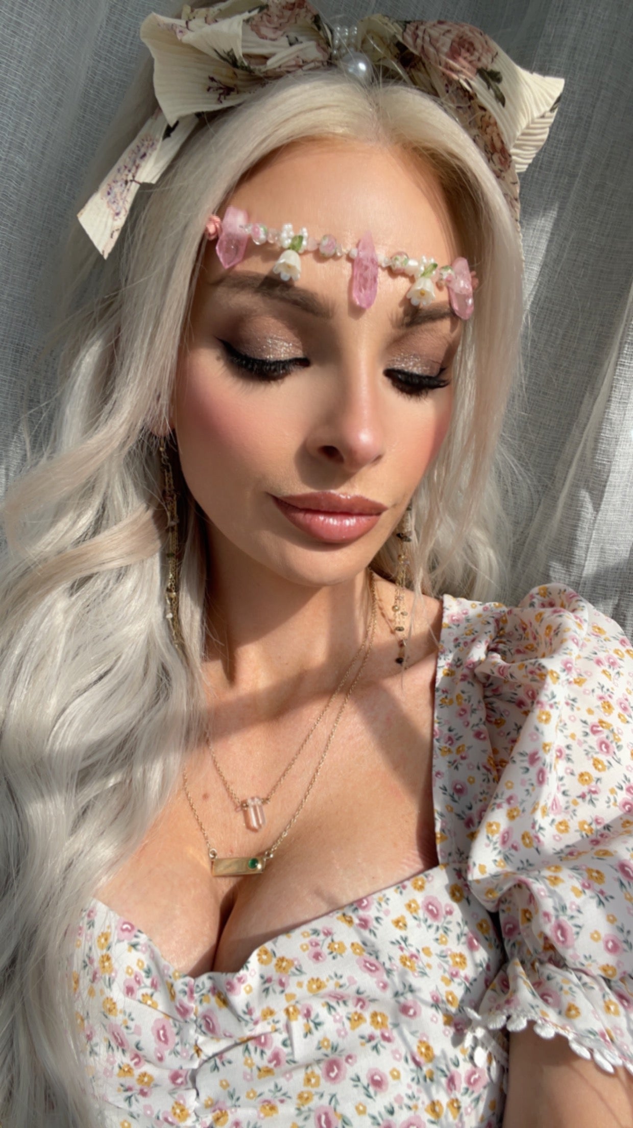 Fae Enchanted Crystal Crown
