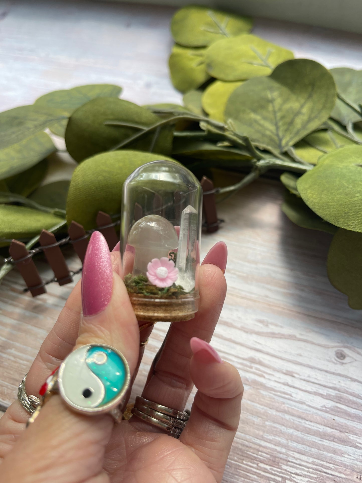 Handmade! Mini Enchanted Crystal Cloches