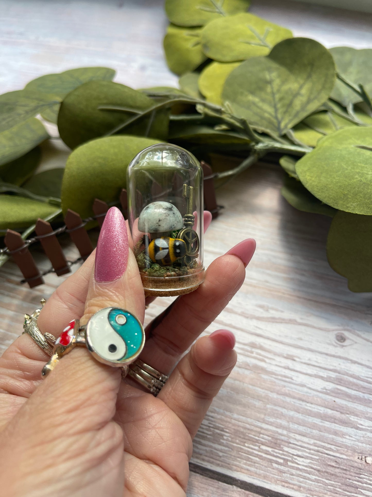 Handmade! Mini Enchanted Crystal Cloches