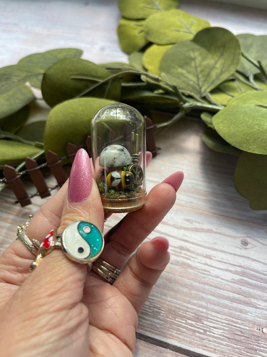 Handmade! Mini Enchanted Crystal Cloches