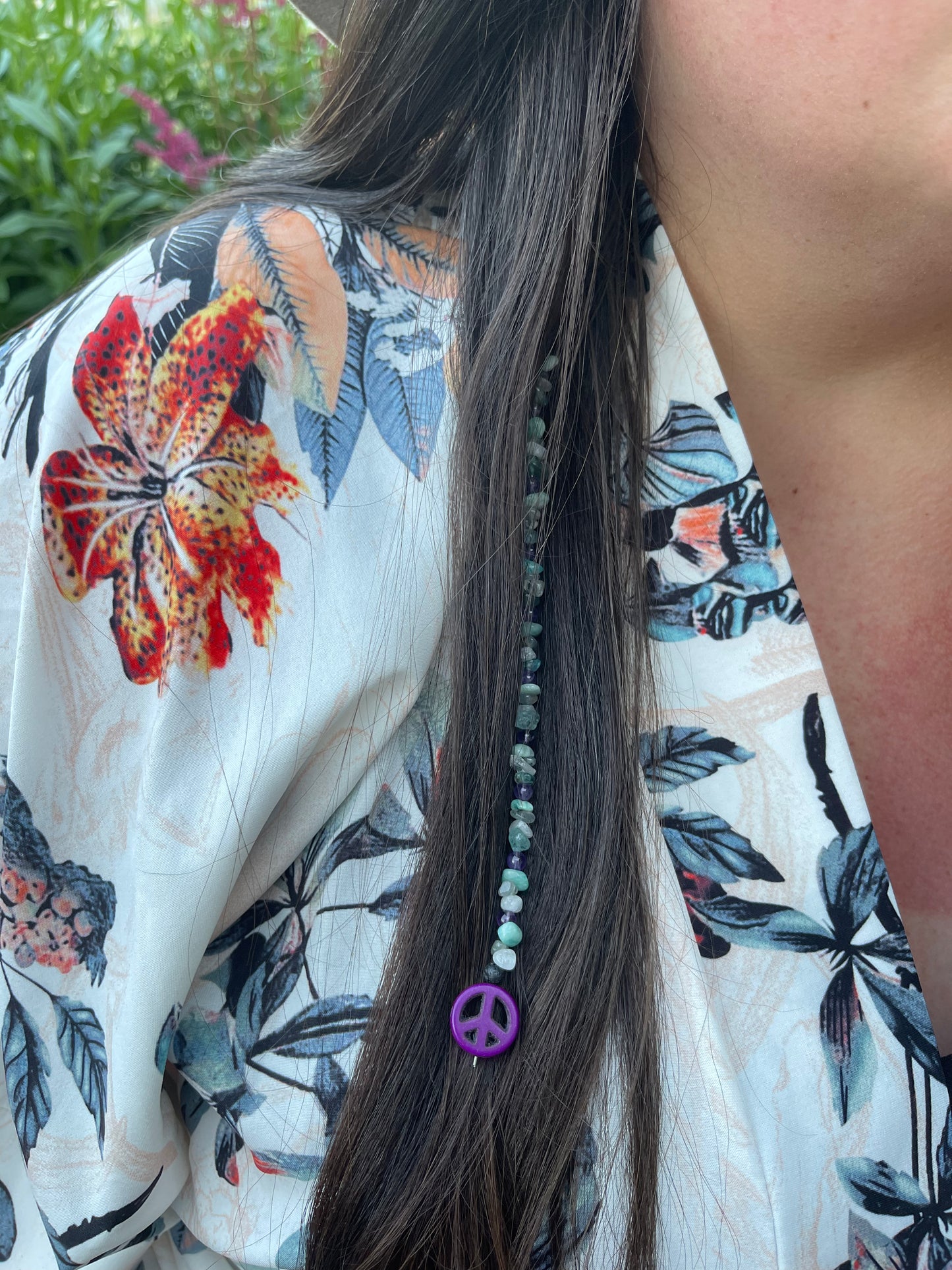 Peace Crystal Hair Extension
