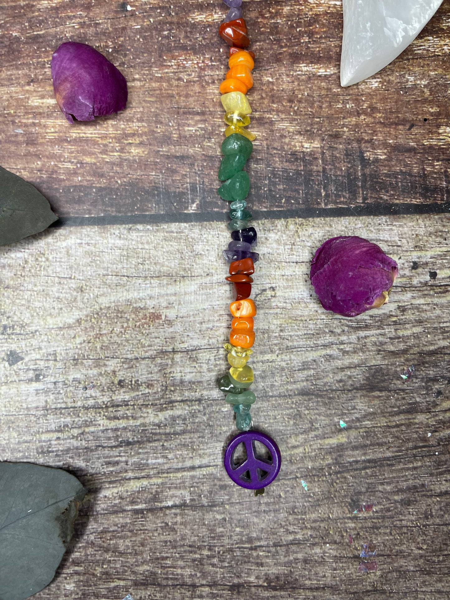 Peace and Love Enchanted Crystal Hair Extension