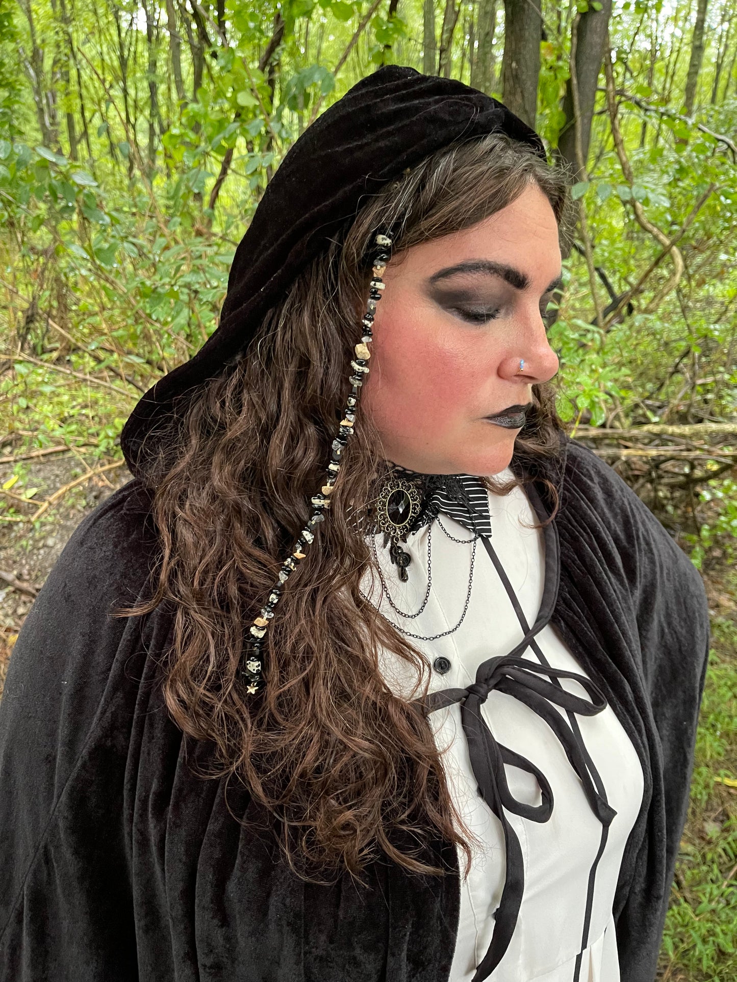 Midnight Ginny Enchanted Crystal Hair Extension