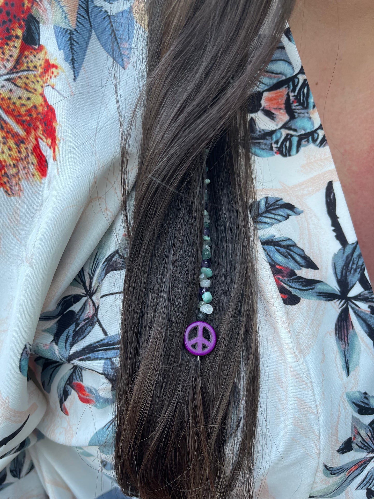 Peace Crystal Hair Extension