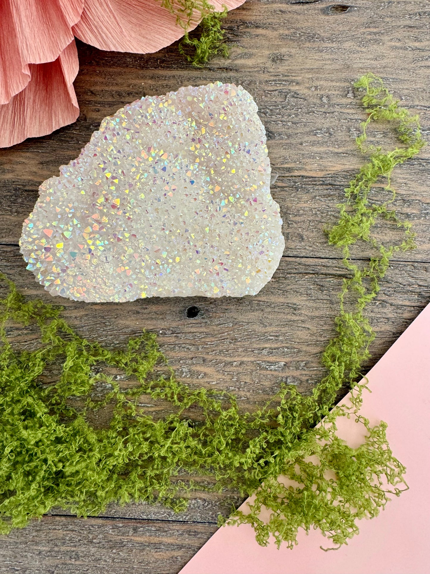 Angel Aura Clear Quartz Cluster