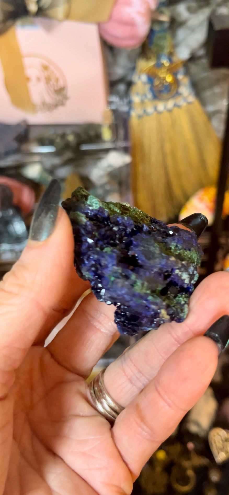 High Quality Raw Azurite/Malachite Combo