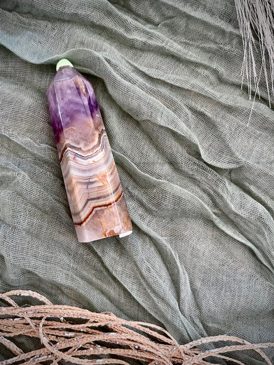 Amethyst Agate Combo Tower