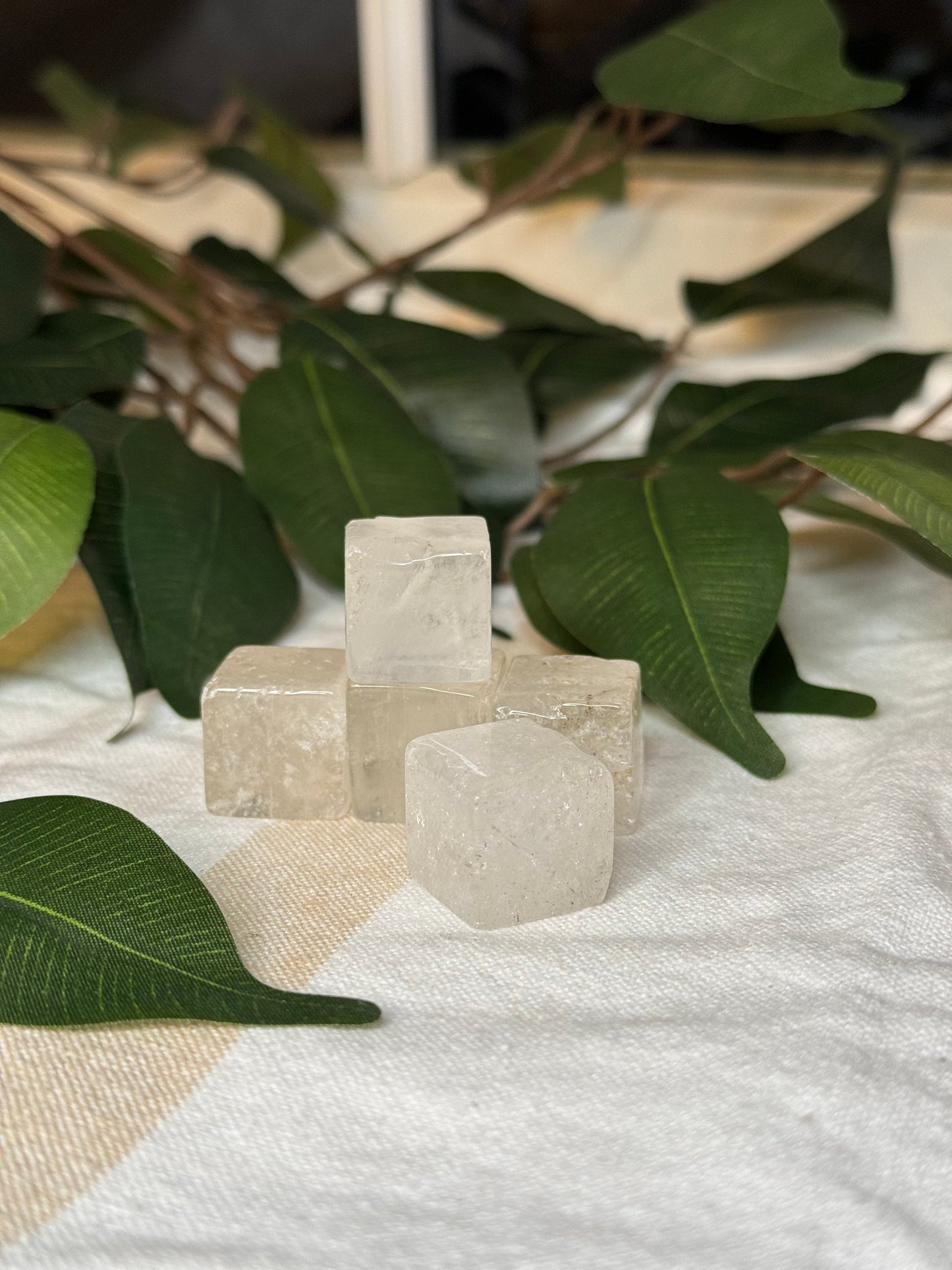 Clear Quartz Sugar Cubes