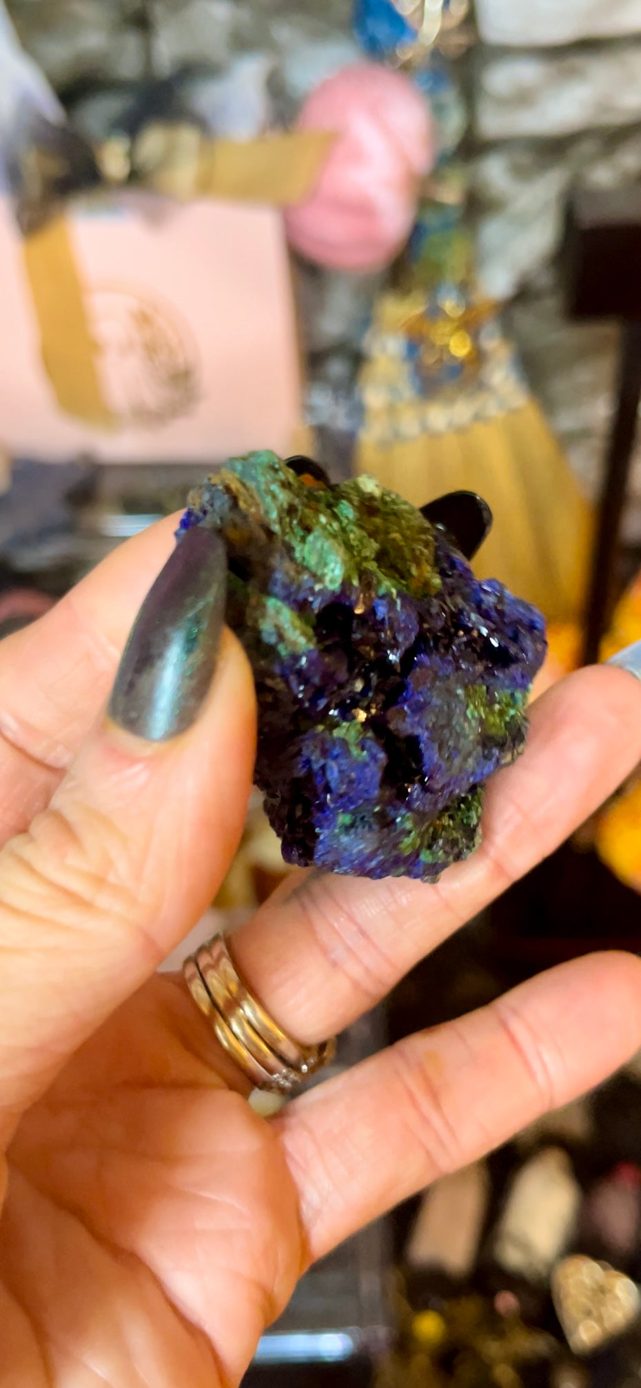 High Quality Raw Azurite/Malachite Combo