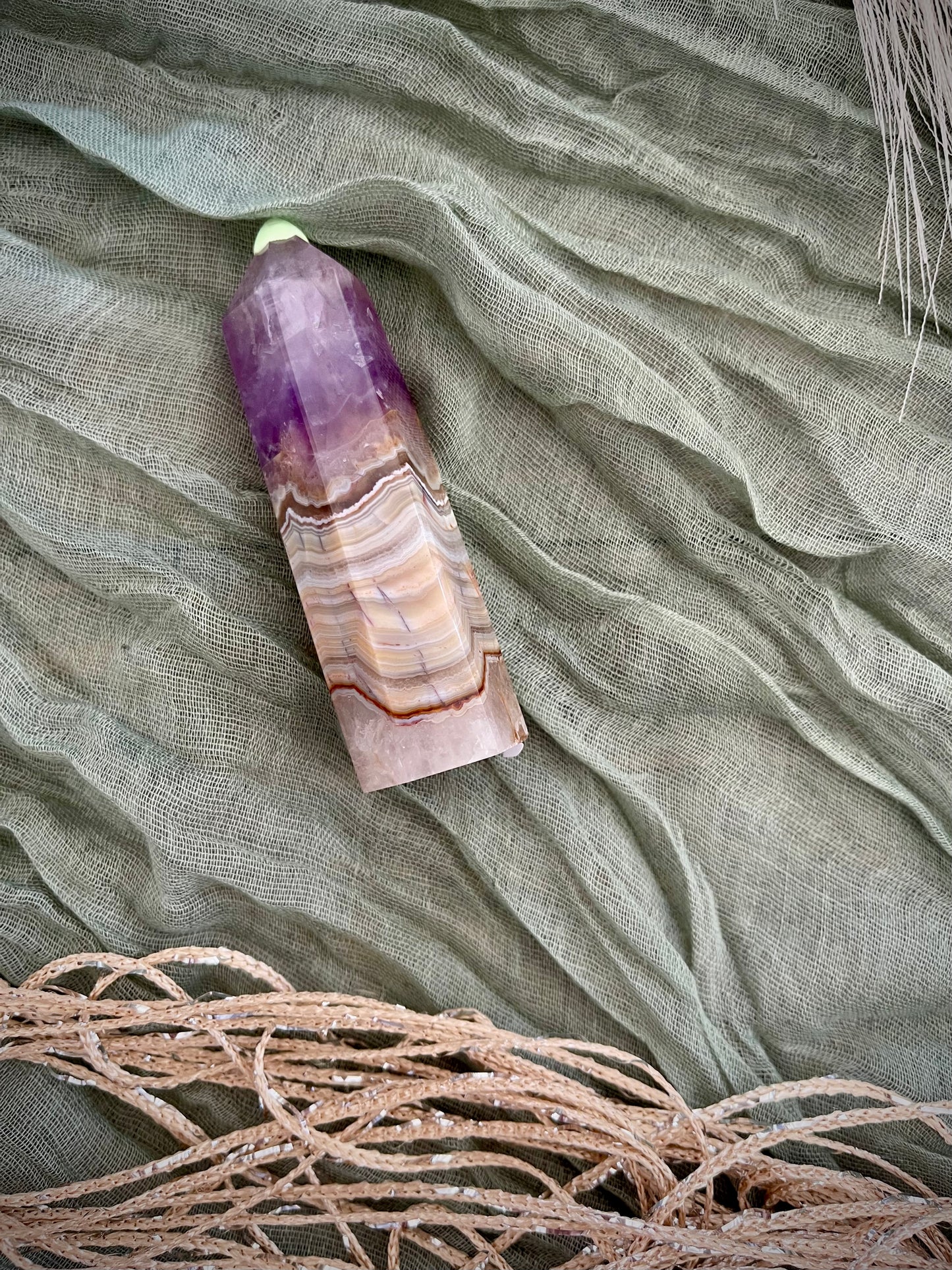 Amethyst Agate Combo Tower