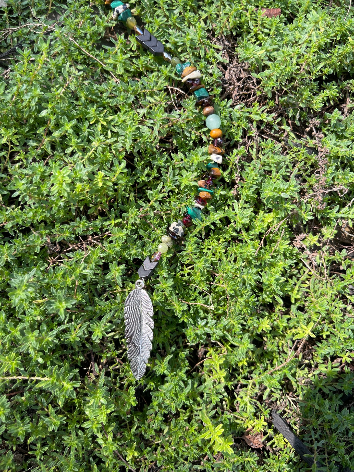 Feather of Change Crystal Hair Extension