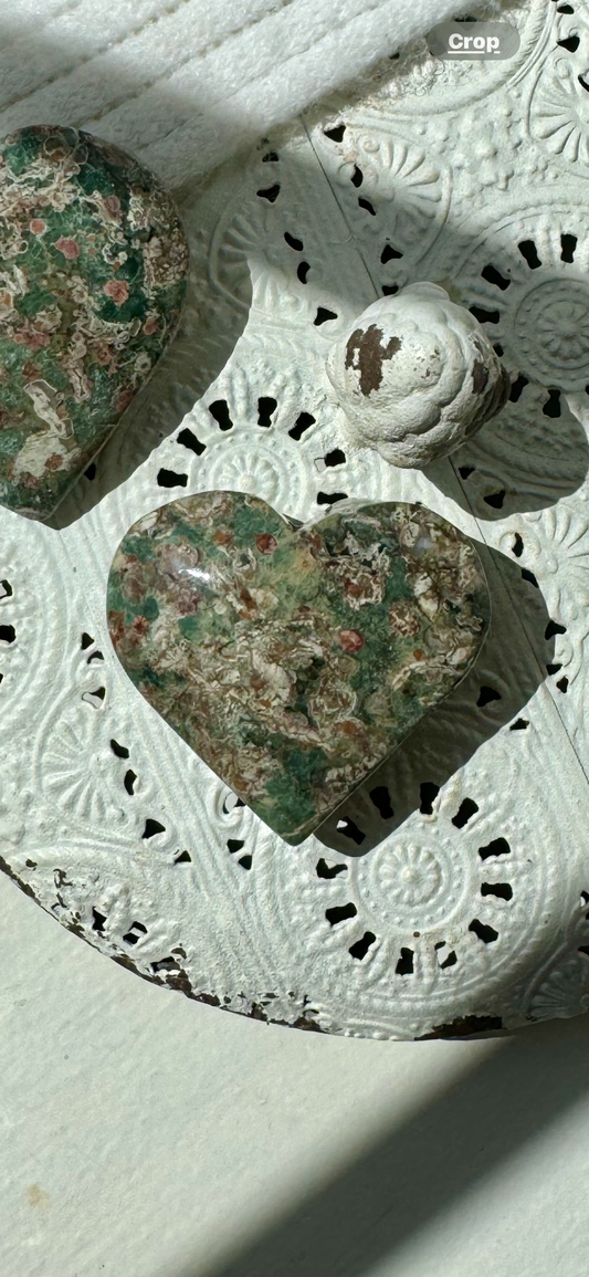 Chunky Russian Agate Heart