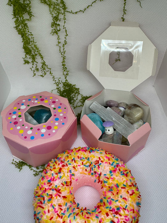 Enchanted Sweets: Sprinkle Donut Enchanted Crystal Fairy-Fetti