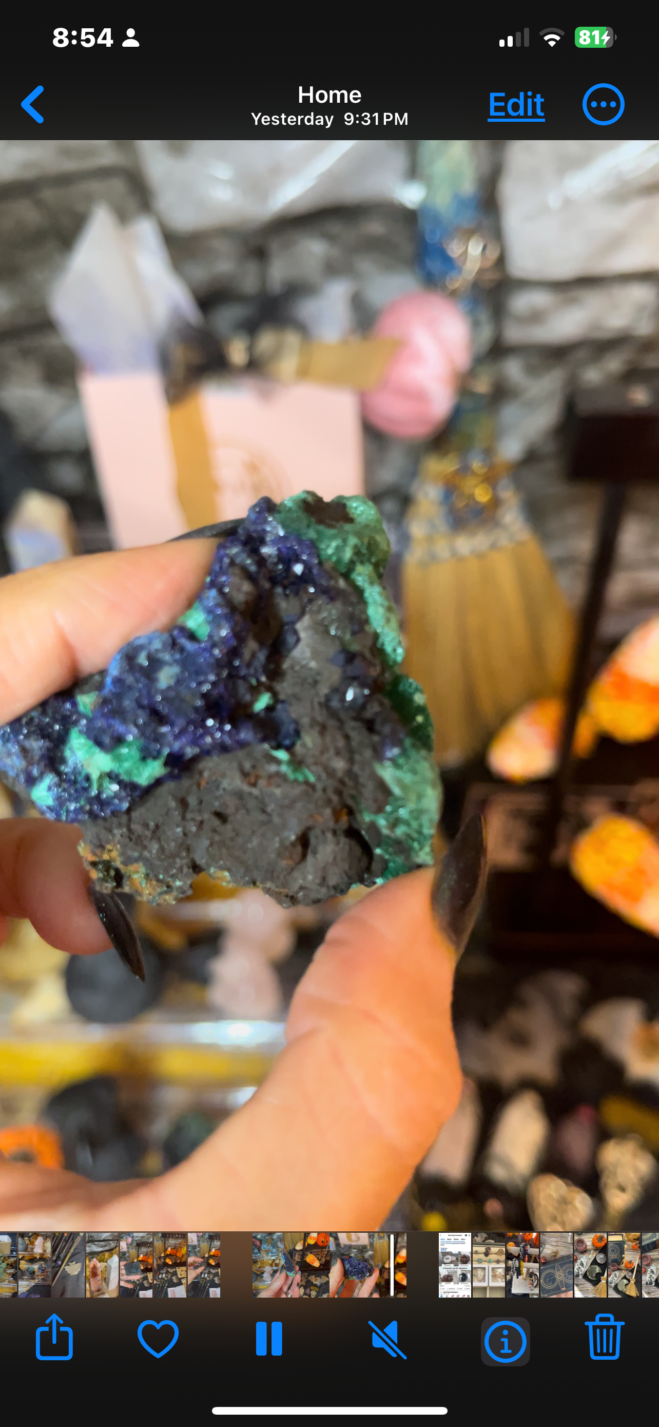 High Quality Raw Azurite/Malachite Combo