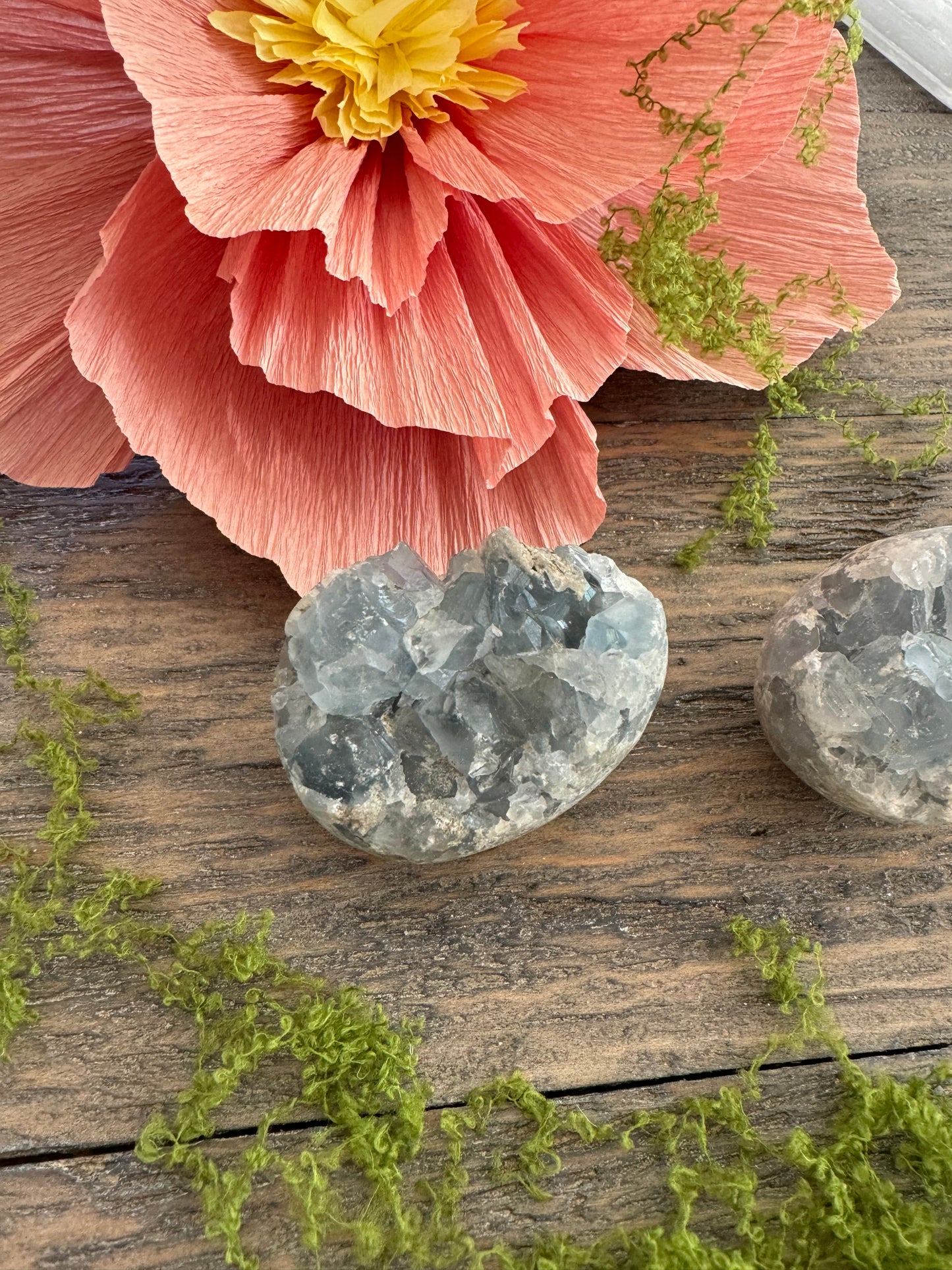 Raw Blue Celestite Clusters