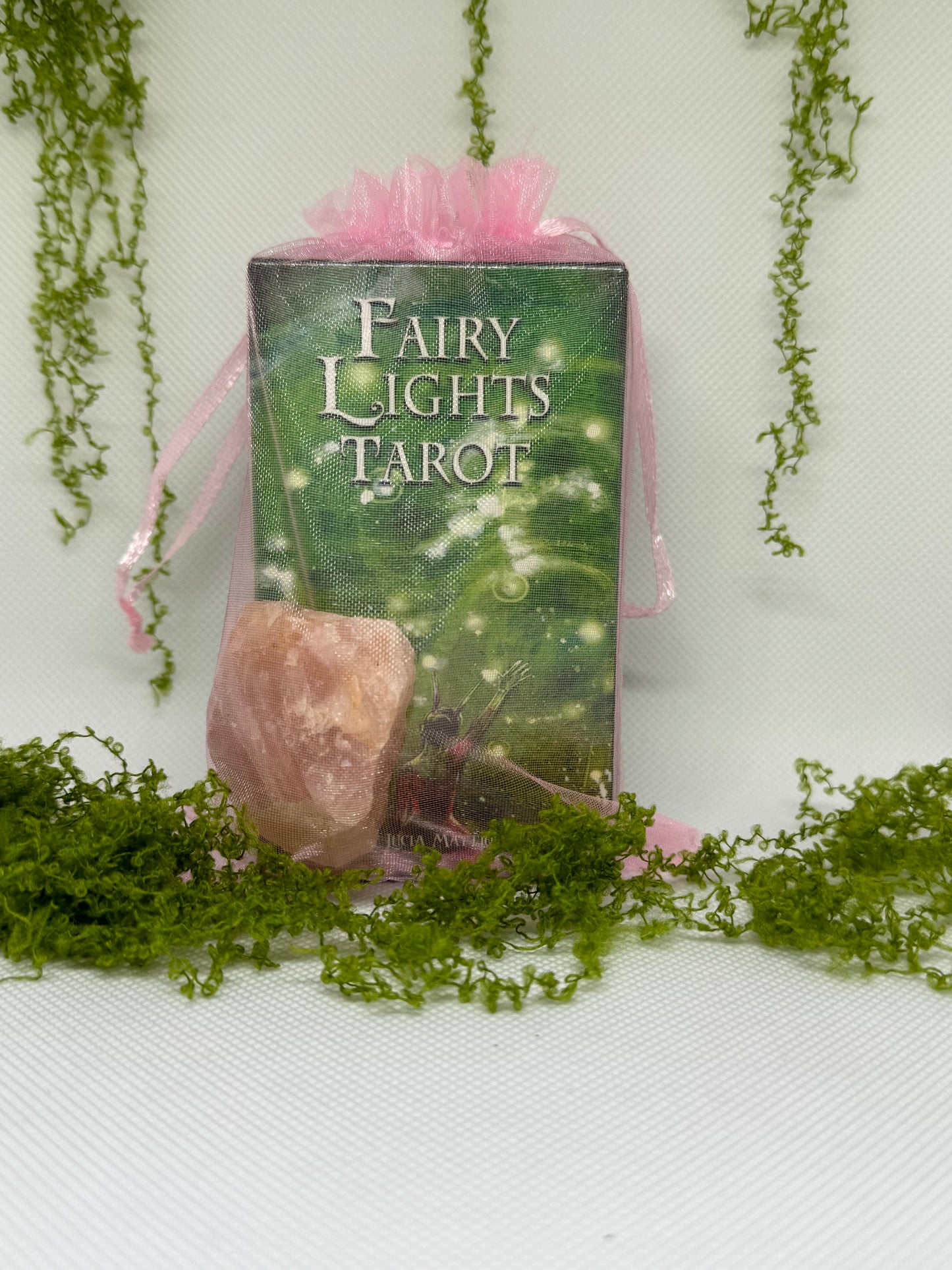 Fairy Tarot with Raw Rose Quartz