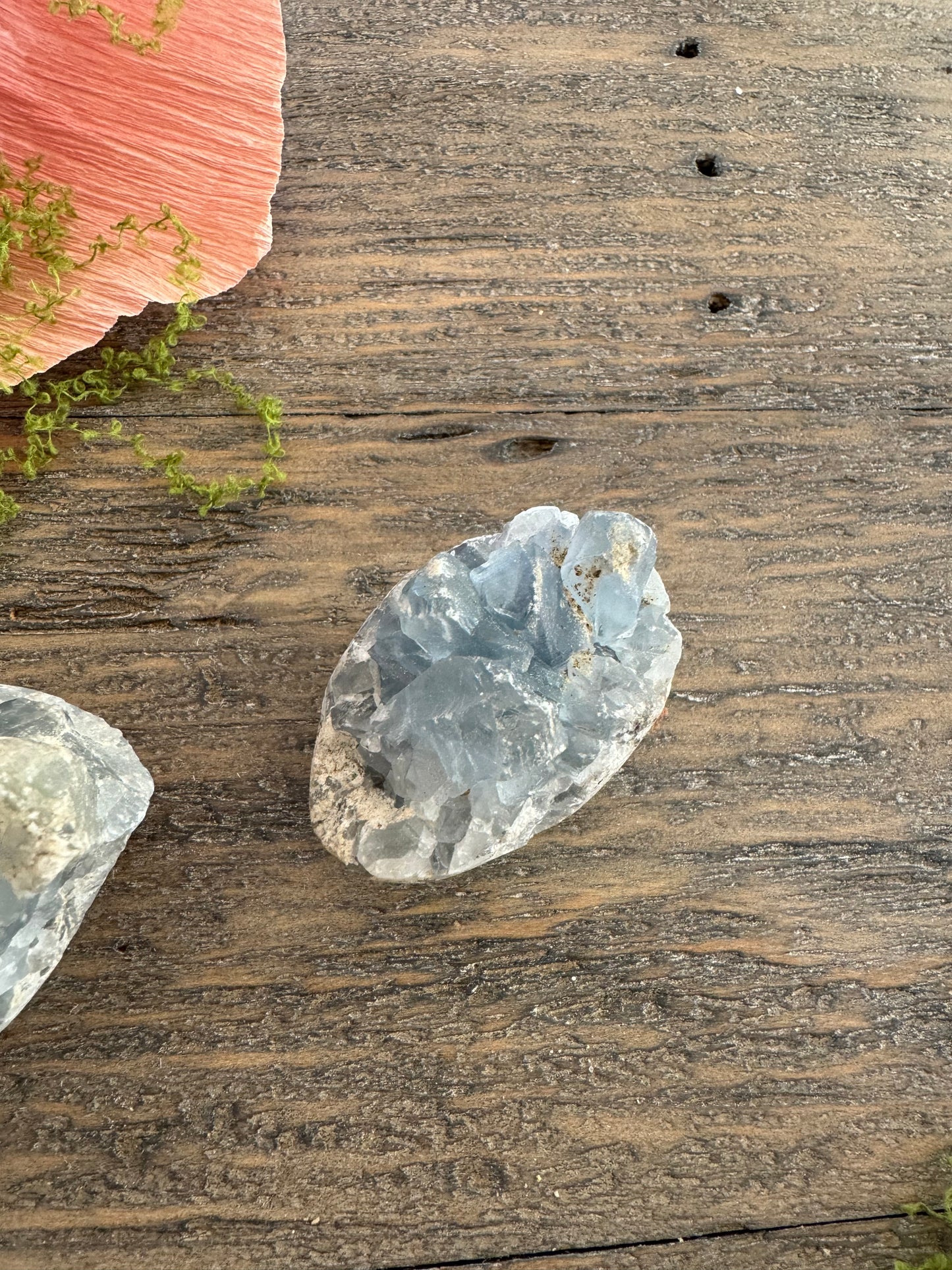 Raw Blue Celestite Clusters