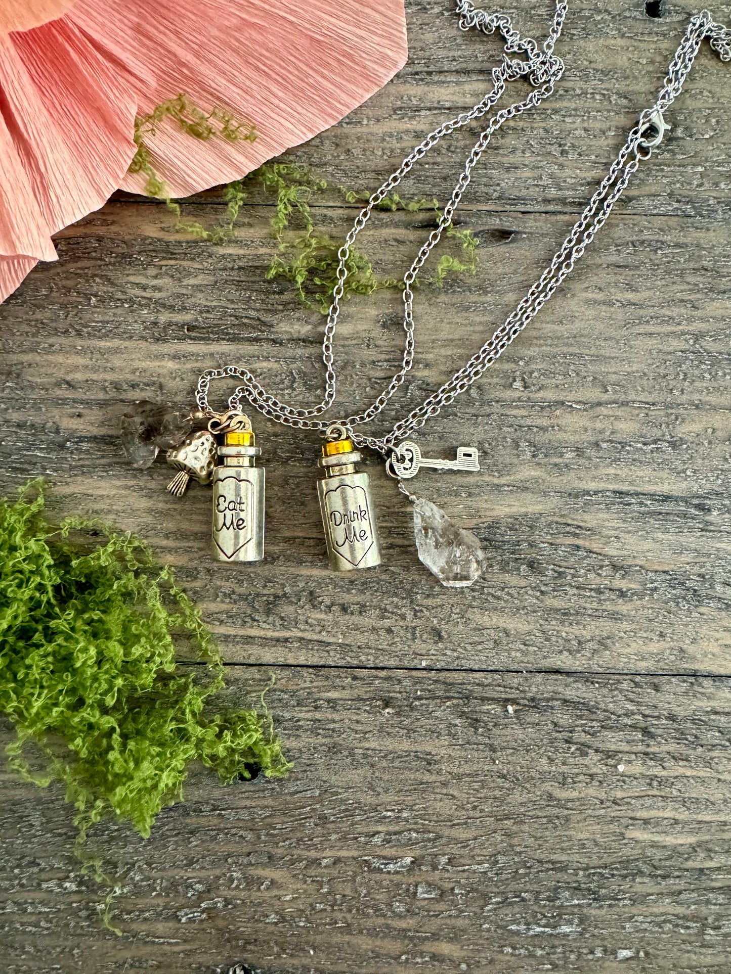 Wonderland Necklace with Garden Quartz Charm