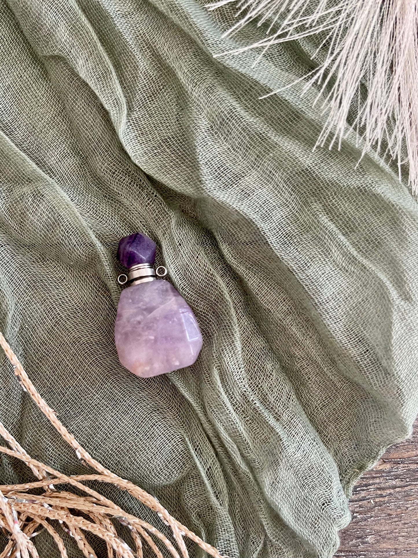 Amethyst Perfume Bottle