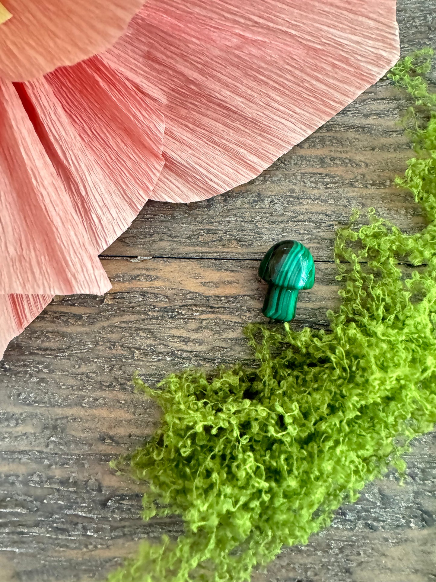 Malachite Mini Mushroom