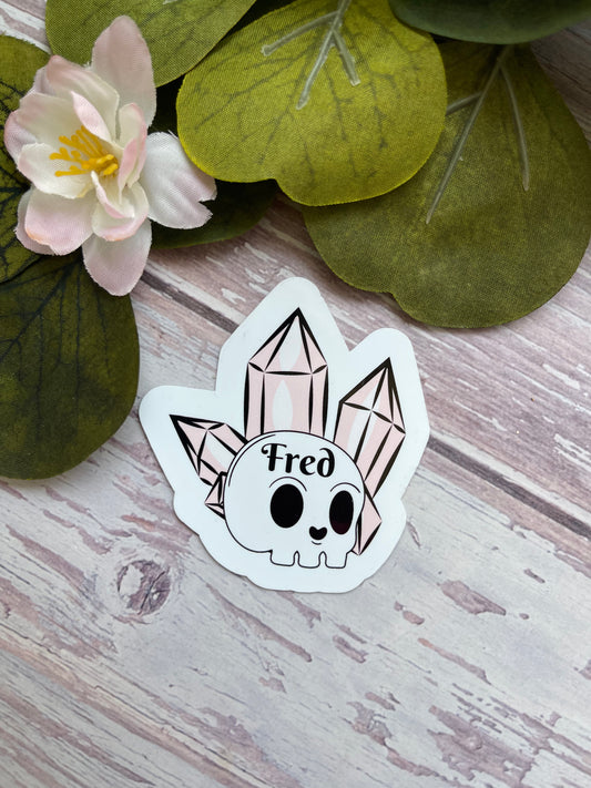 Fred the Friendly Skeleton Sticker