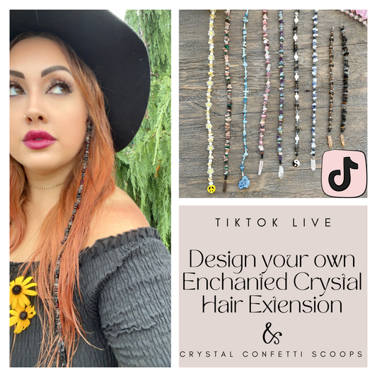 Design Your Own Enchanted Crystal Hair Extension